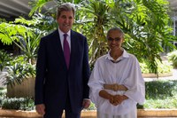 “We are committed to working with the Amazon Fund”, says John Kerry, after meeting with Minister Marina Silva