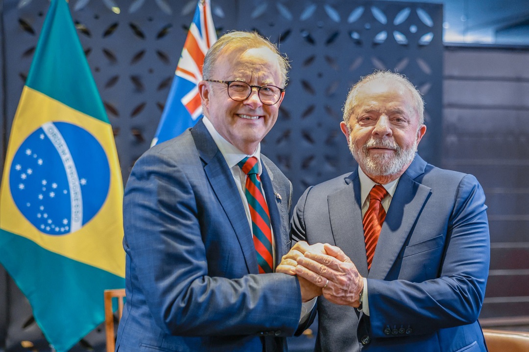 President Lula with the Prime Minister of Australia, Anthony Albanese
