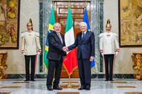 Presidents of Brazil and Italy discuss foreign trade and cultural exchange in Rome