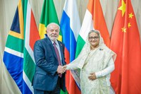 President Lula met with the Prime Minister of Bangladesh in South Africa