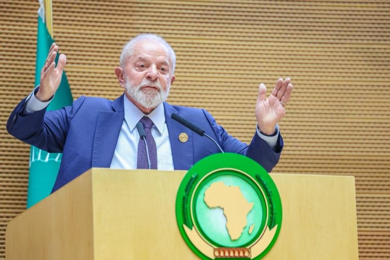 Presidente Lula discursa na abertura da 37ª Cúpula da União Africana