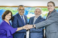 President Lula and director-general of the WHO discuss strategic issues for Brazil