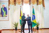 President Lula meets with President of Guyana Irfaan Ali
