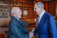 President Lula receives Russian Foreign Minister Sergey Lavrov