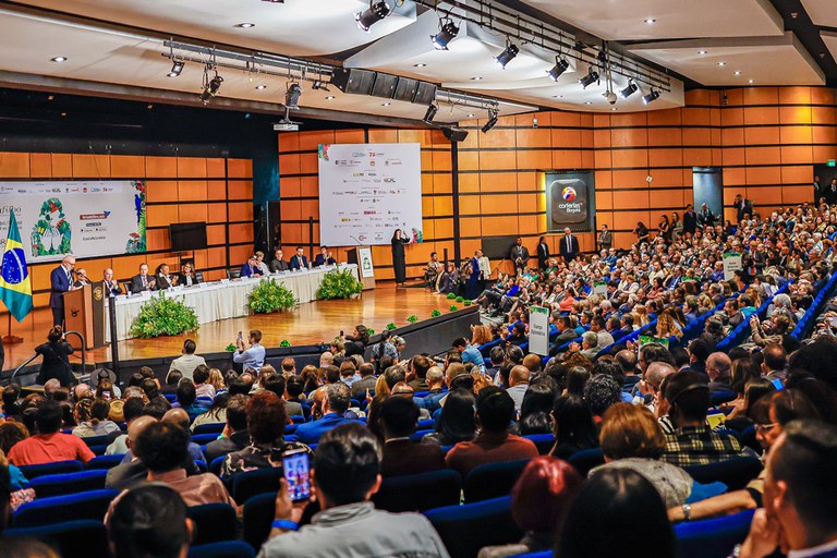 President Lula during speech at the opening of the Bogotá International Book Fair, which honors Brazil.