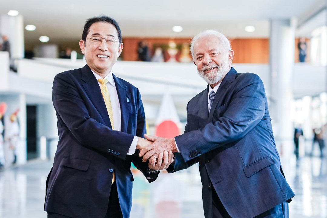 President Lula met with the Japanese leader at Planalto Palace to reinforce the global strategic partnership and foster increased trade between the two countries