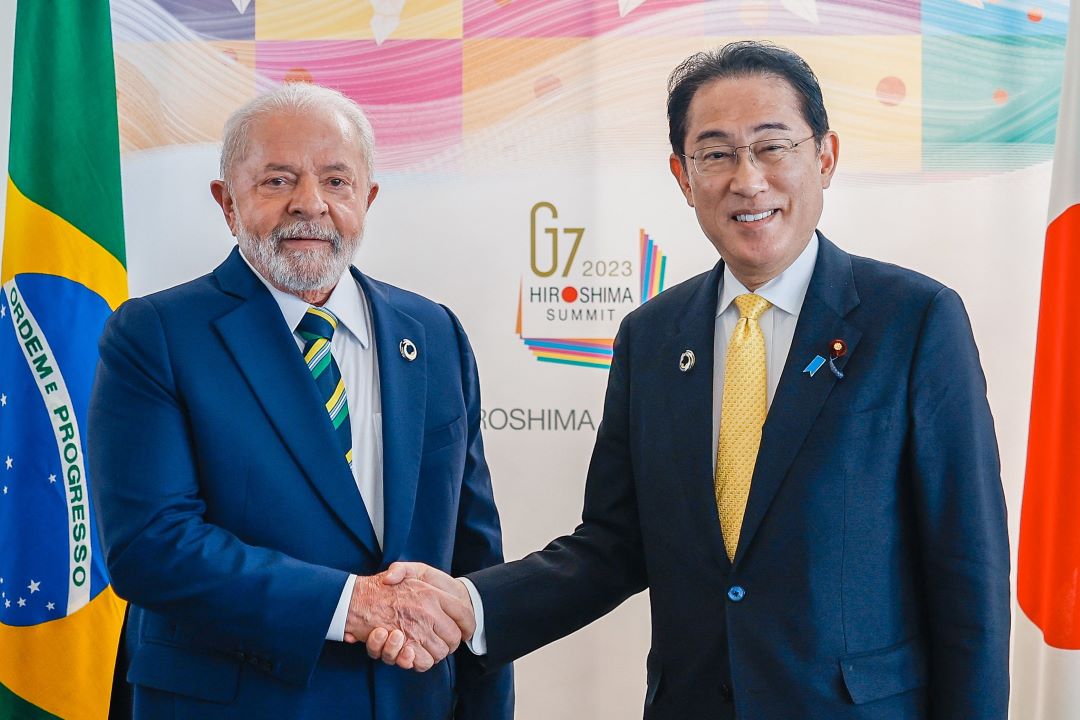 Lula and Fumio Kishida will have a bilateral meeting at Planalto Palace, followed by the signing of acts and a press statement. The two leaders will discuss bilateral trade, cooperation on environmental initiatives, the energy transition and other issues.