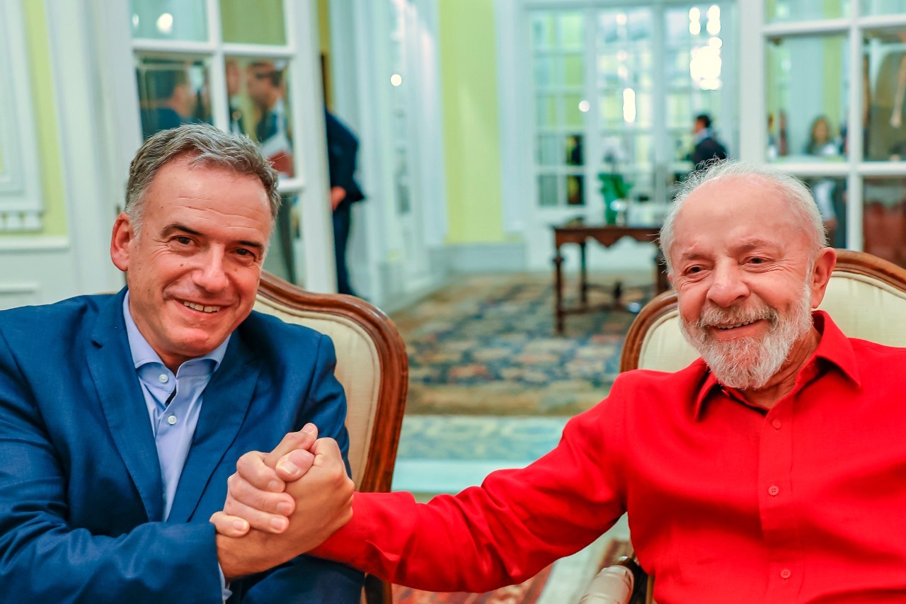 Presidente Lula e o presidente do Uruguai, Yamandú Orsi