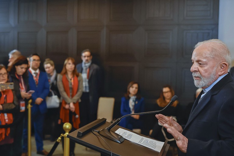 Coletiva do presidente Lula na Rússia