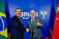 With Chinese prime minister, Lula emphasizes excellent moment in bilateral relations