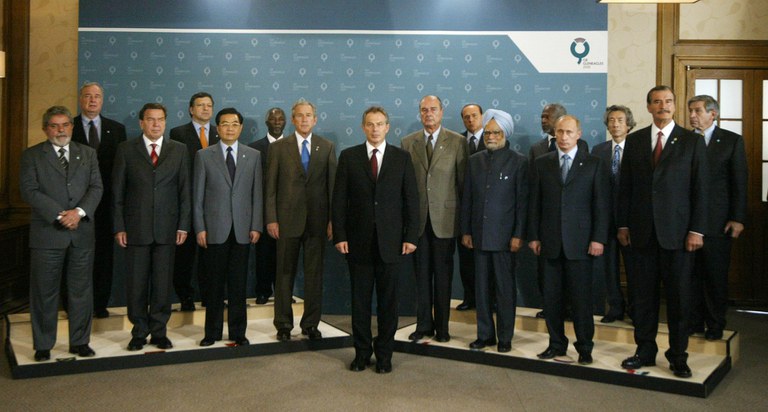 Cúpula do G8 em 2005, no Reino Unido