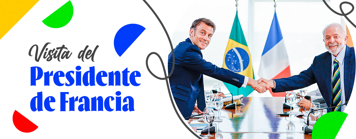 Banner de Cabeçalho - Visita del presidente de Francia