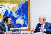 Lula recibe al presidente del Grupo MSC, empresa líder en el sector de transporte marítimo de carga
