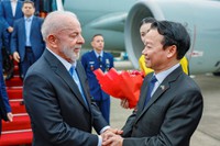 Con el comercio bilateral en un nivel récord, Lula inicia una visita de Estado a Vietnam