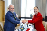 Lula le propone a Claudia Sheinbaum, presidenta de México, organizar eventos de negocios entre Brasil y México