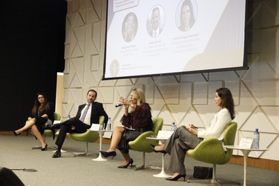 O Painel da tarde abordou “Estratégias para a Construção de Ambientes Seguros e Inclusivos” (Foto: George Alcântara/SECEP)