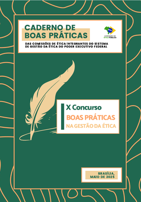 Capa do Caderno de Boas Práticas da X edição do Concurso