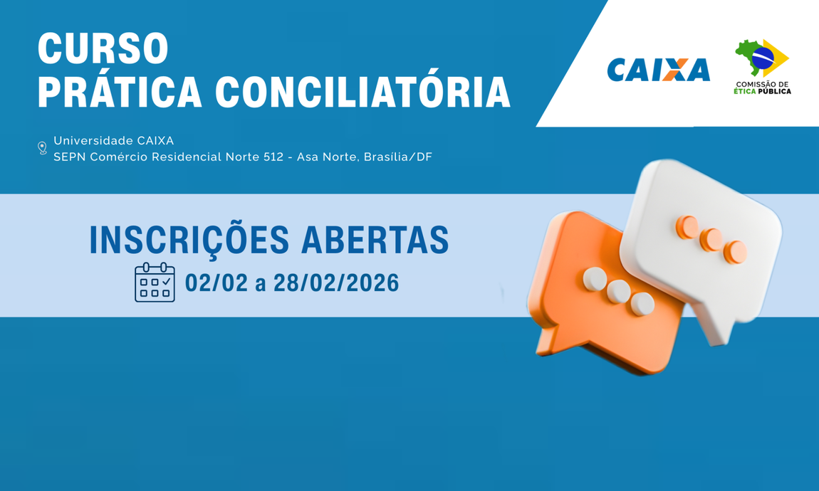 CEP e CAIXA oferecem Curso de Práticas Conciliatórias – Edição 2026