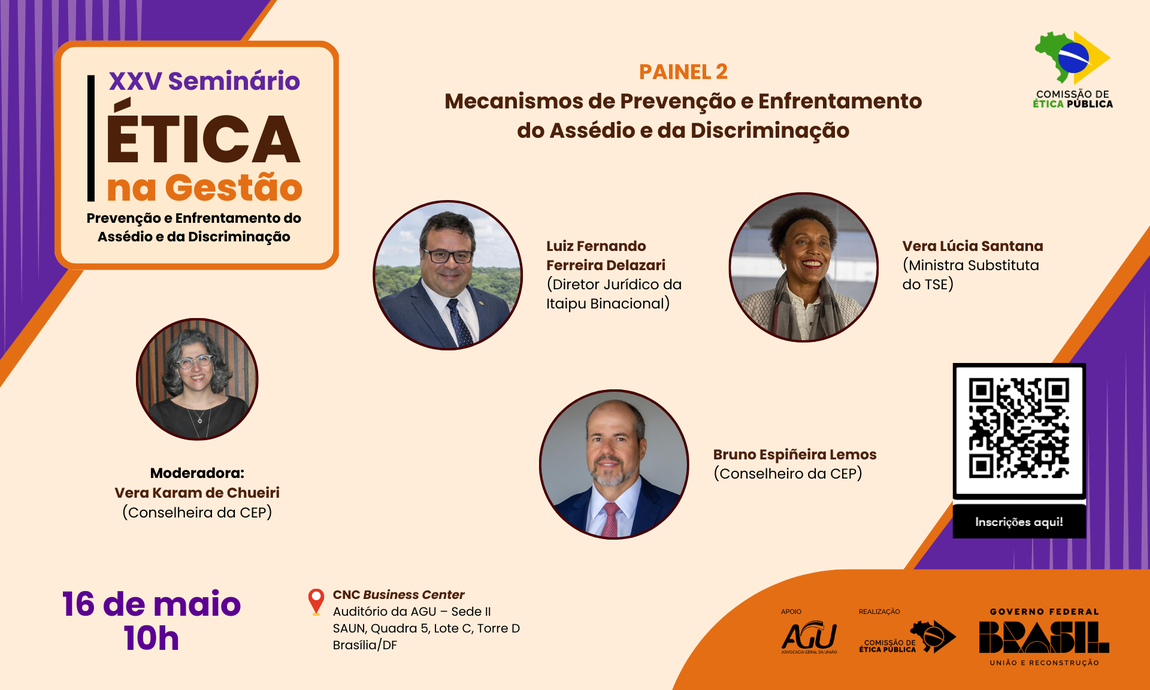 Painel 2: Mecanismos de Prevenção e Enfrentamento do Assédio e da Discriminação