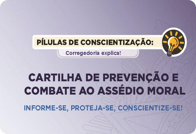 Acesso a cartilha de prevenção e combate ao assédio