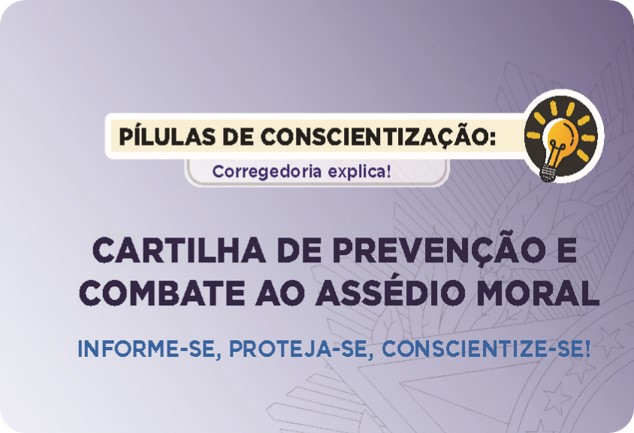 Acesso a cartilha de prevenção e combate ao assédio