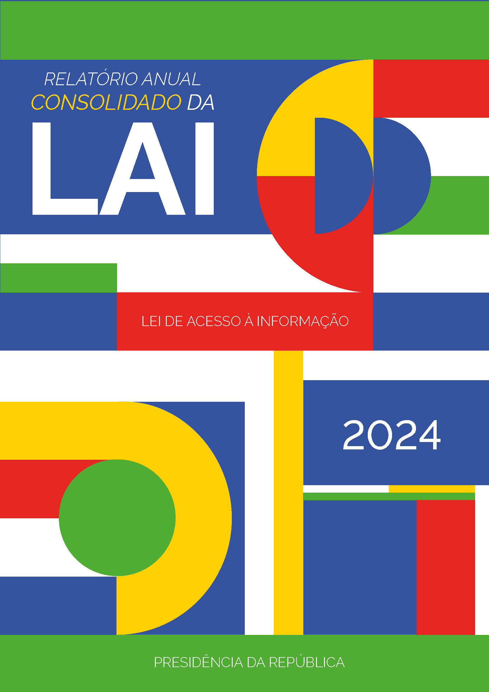 Capa do Relatório Anual Consolidado da LAI
