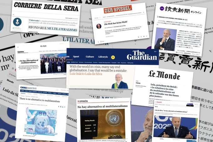 Artigo do presidente Lula foi publicado em jornais de vários países nesta sexta, 11 de julho