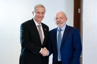 Encontro entre o presidente Luiz Inácio Lula da Silva e o presidente eleito do Chile, José Antonio Kast