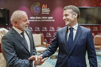 Reunião entre o presidente Lula e o presidente da França, Emmanuel Macron