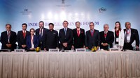 Bolsonaro, ministros e empresários brasileiros debatem oportunidades de investimentos na Índia