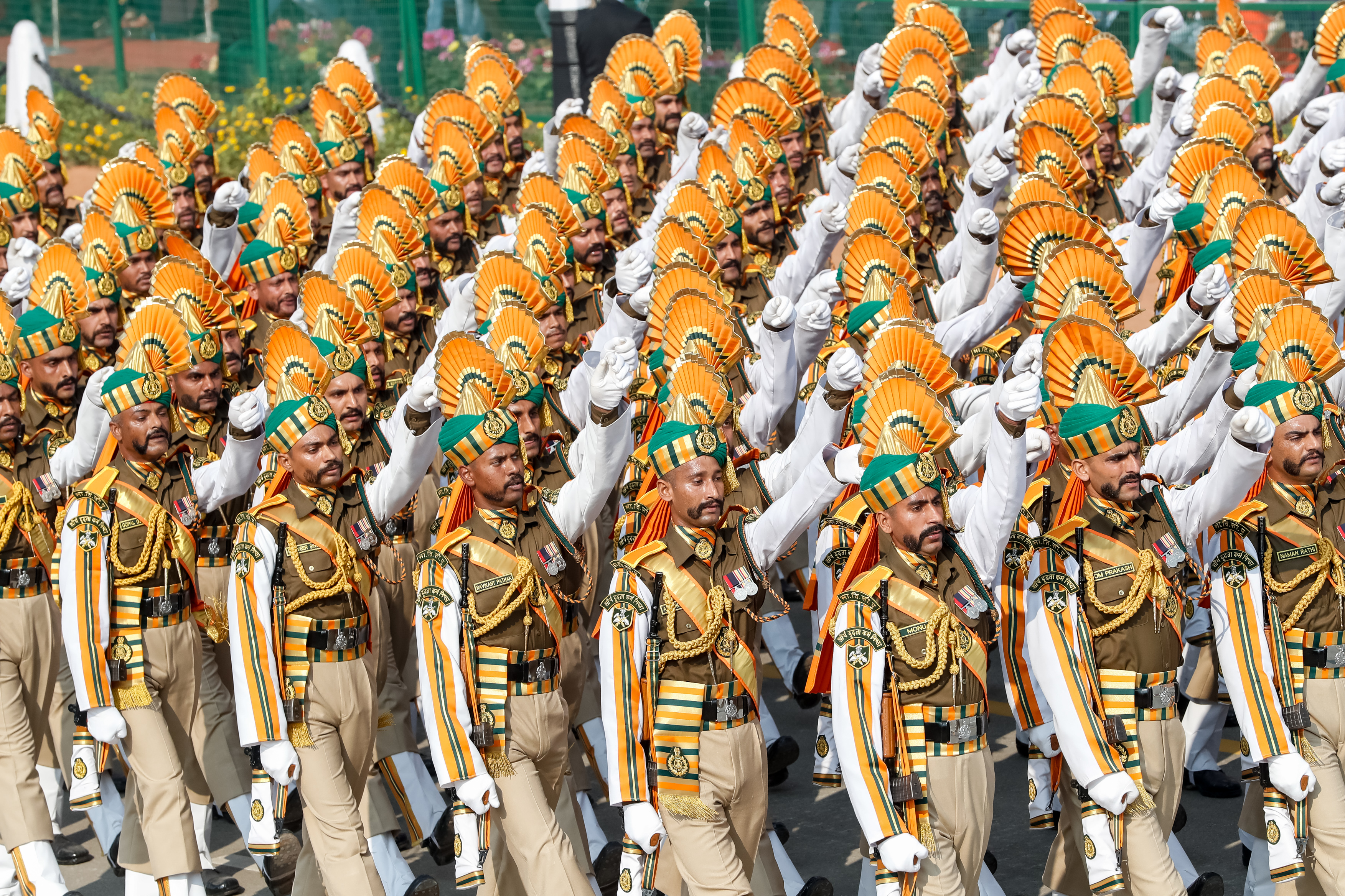 Cerimônia do Dia da República da Índia.  Foto: Alan Santos/PR