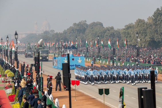Cerimônia do Dia da República da Índia.  Foto: Alan Santos/PR
