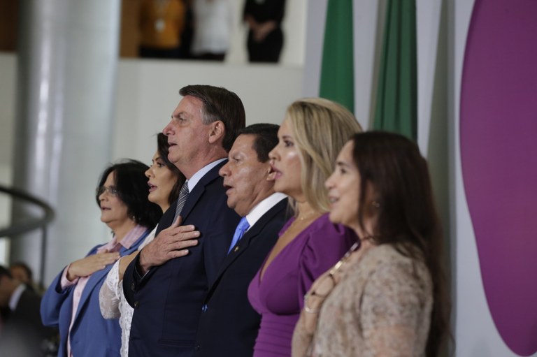 Cerimonia no Palácio do Planalto celebra o Dia Internacional das Mulheres