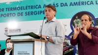 Presidente inaugura termoelétrica a gás natural em Sergipe