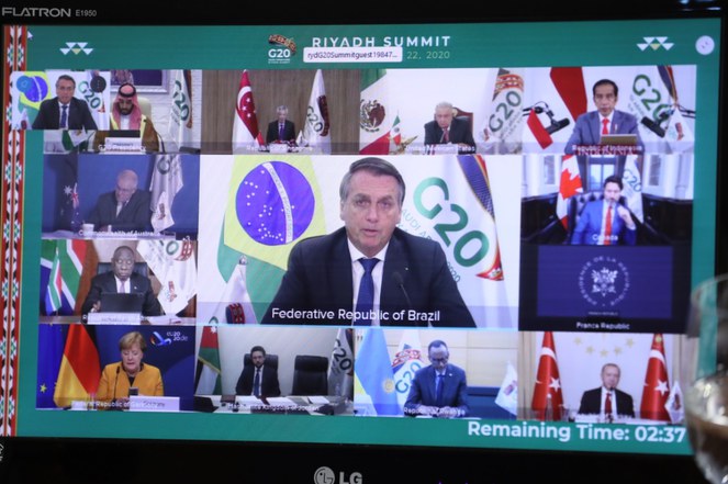 À líderes mundiais, Presidente defende união para fortalecer a economia e gerar prosperidade à população