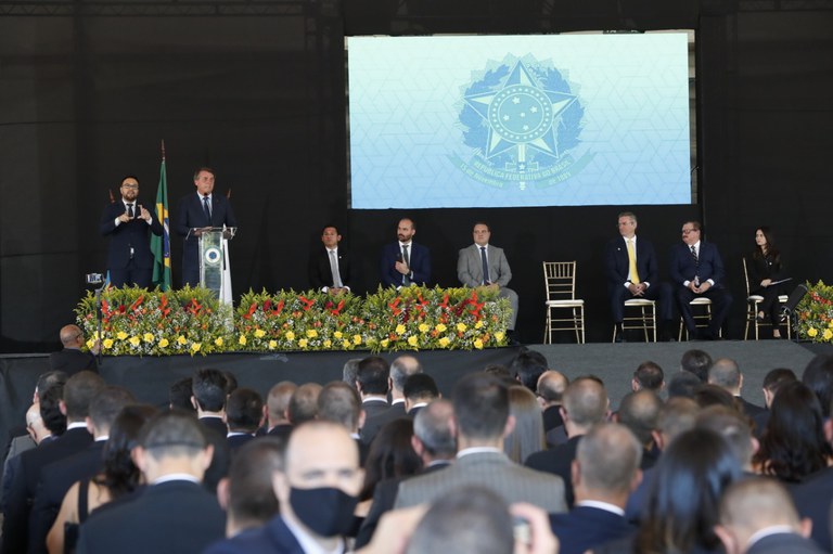 Em discurso no evento, ele afirmou que a população brasileira reconhece o trabalho da Polícia Federal.