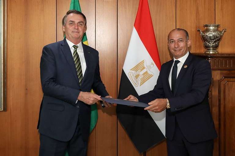 Cerimônia de apresentação de cartas credenciais de Embaixadores Estrangeiros ao Senhor Presidente da República