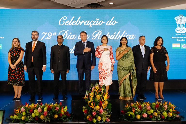 Presidente participa de celebração do Dia da República da Índia