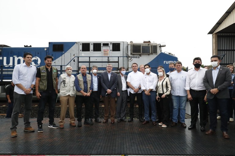 Inaugurados 172 quilômetros da Ferrovia Norte-Sul entre Goiás e São Paulo