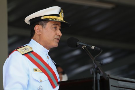 Comandante da Marinha Almirante de Esquadra Almir Garnier Santos.  Foto: Marcos Corrêa/PR