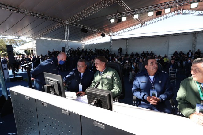 Cerimônia de Inauguração da Estação Radar de Ponta Porã. Foto: Isac Nóbrega/PR