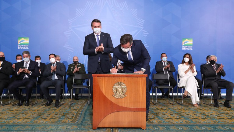 Presidente Jair Bolsonaro dá posse a Ciro Nogueira como ministro-chefe da Casa Civil
