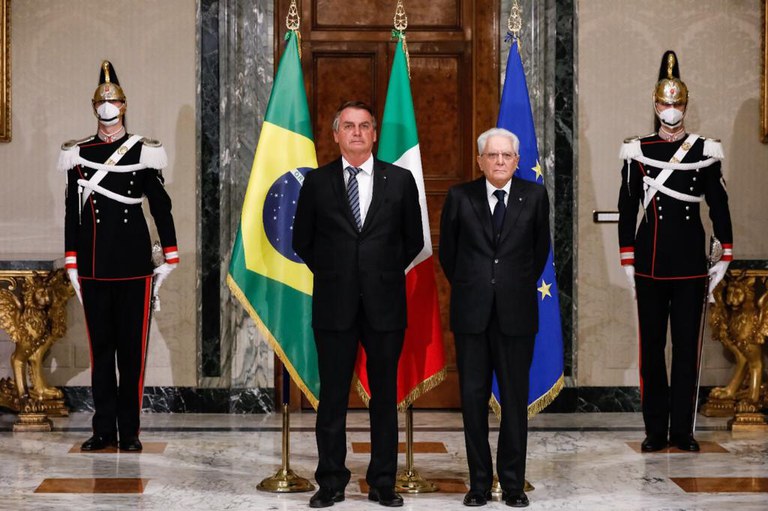 Presidente Jair Bolsonaro já está na Itália para participar do G20