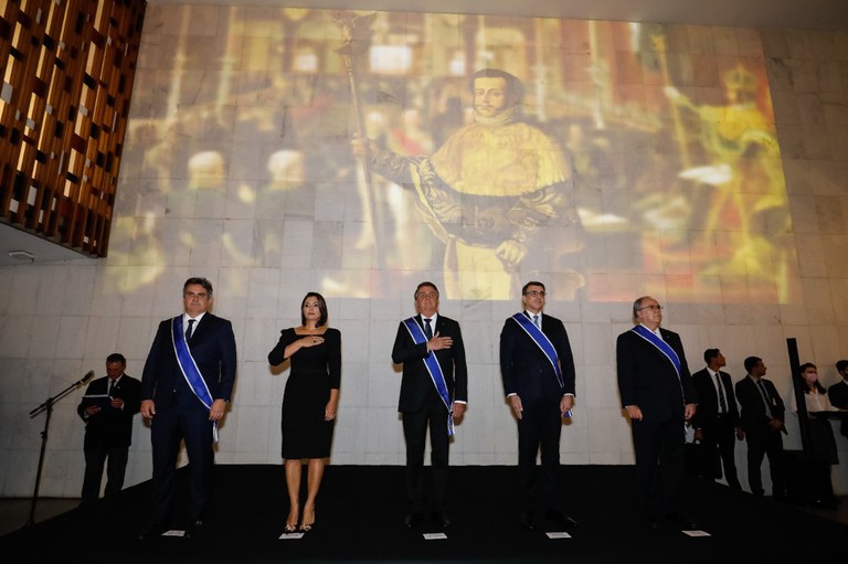 Presidente Jair Bolsonaro participa de cerimônia da Ordem de Rio Branco
