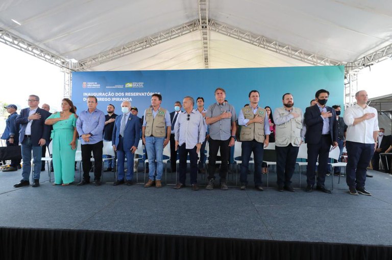 Em eventos em São Paulo, o Presidente da República Jair Bolsonaro entrega obras de infraestrutura urbana