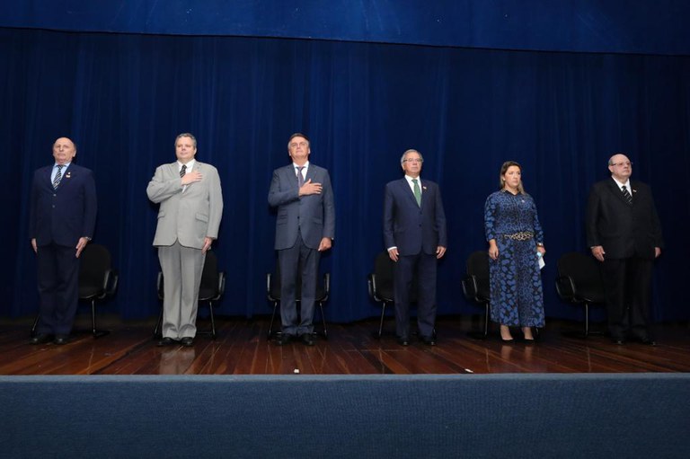 Presidente da República Jair Bolsonaro participa do lançamento do Modelo Regulatório do Inmetro