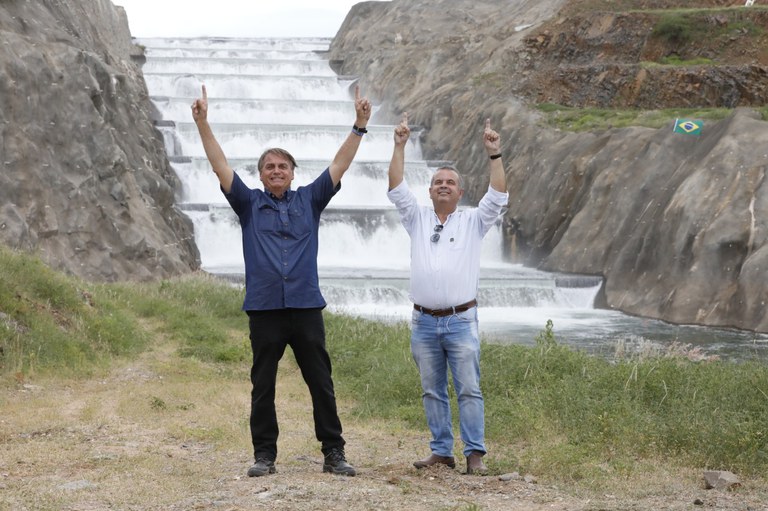 Presidente Jair Bolsonaro diz que projeto do Rio São Francisco permite que a falta de água não seja mais problema para o Nordeste
