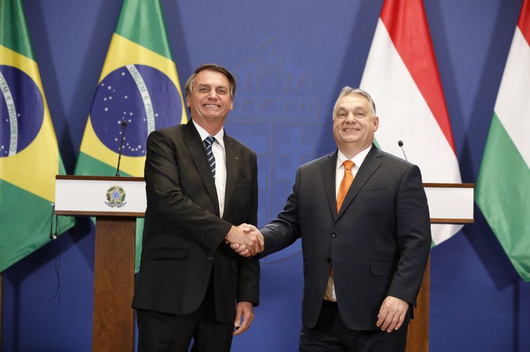 Presidente Jair Bolsonaro faz visita oficial à Hungria
