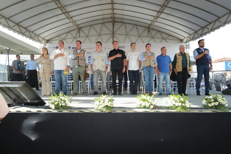 Presidente da República, Jair Bolsonaro, lança Força-Tarefa das Águas