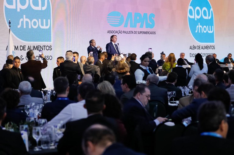 Presidente da República, Jair Bolsonaro, destaca a importância dos alimentos produzidos no Brasil para abastecer a demanda mundial